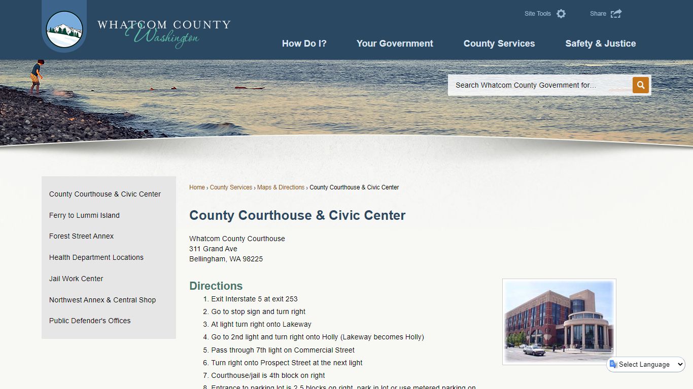 County Courthouse & Civic Center - Whatcom County, WA
